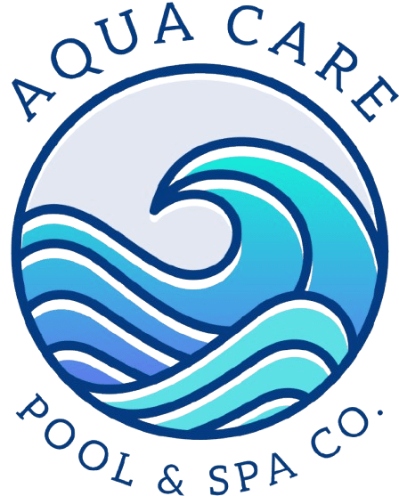 A blue and white logo of an ocean wave.